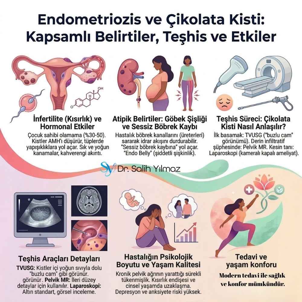 çikolata kisti tehlikeli mi