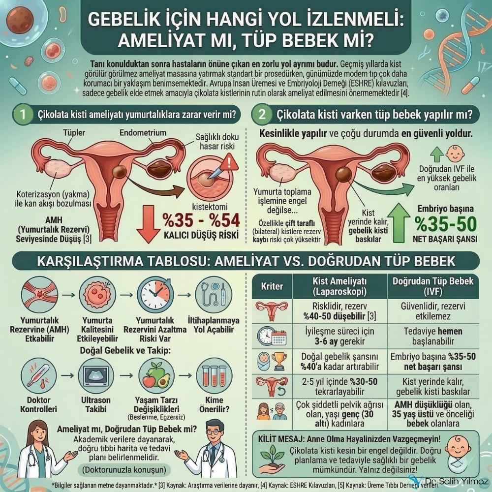 Çikolata kisti ameliyatı sonrası hamile kalanlar Kadınlar Kulübü
