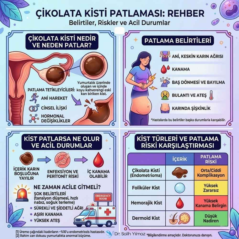 Kist patlarsa ne olur Kadınlar Kulübü