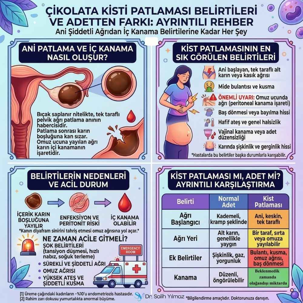 Yumurtalık kisti patlaması Kadınlar Kulübü