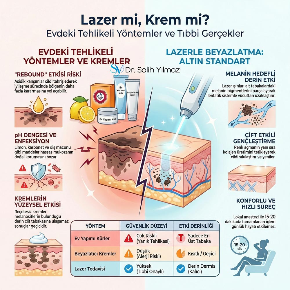 Lazerle Vajina Beyazlatma nasıl yapılır