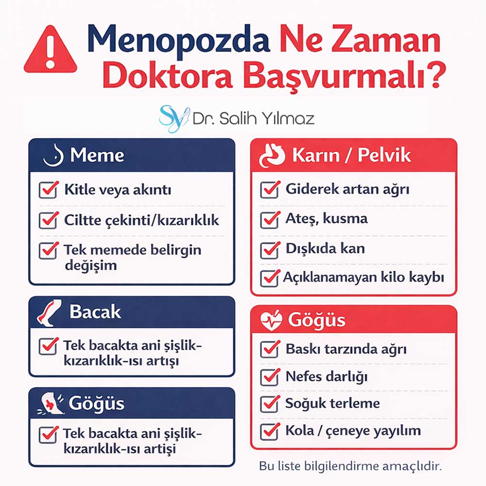 Menapozda Ne Zaman Doktora Başvurmalıyım