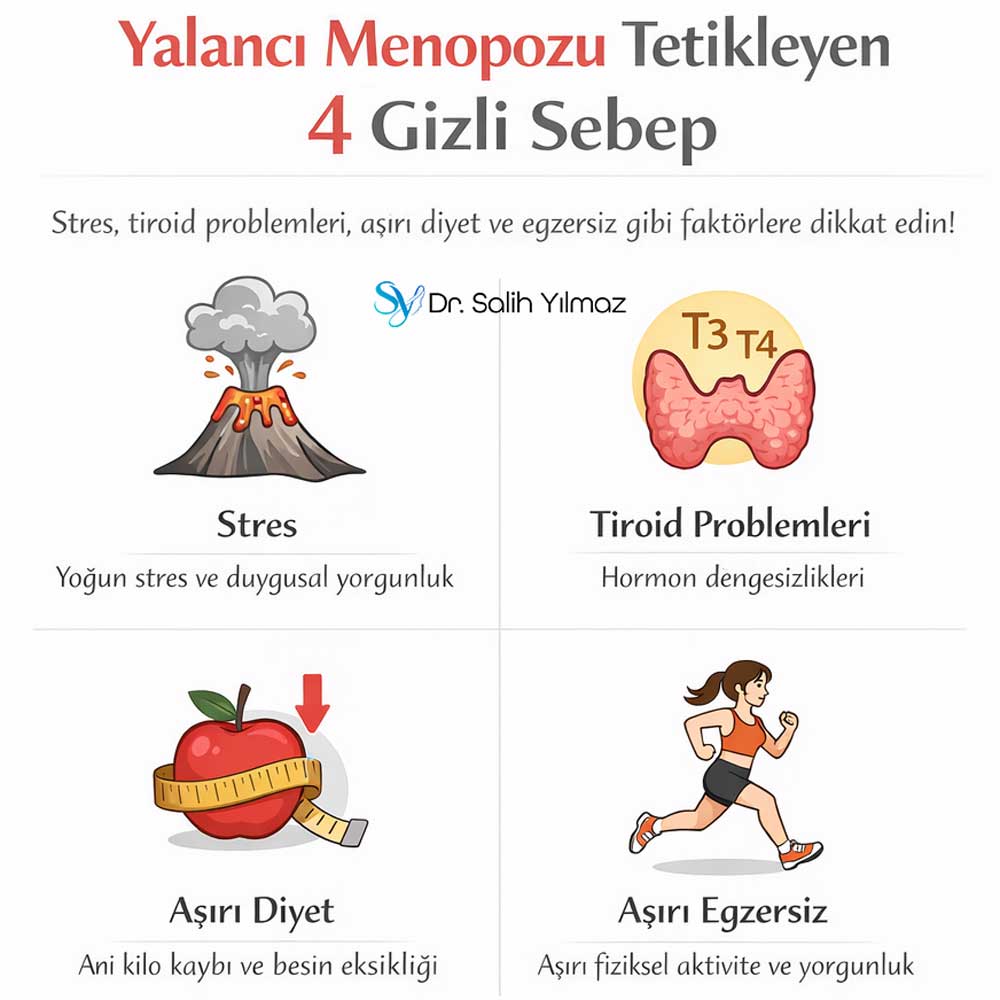 Yalancı Menopozu Tetikleyen Sebepler