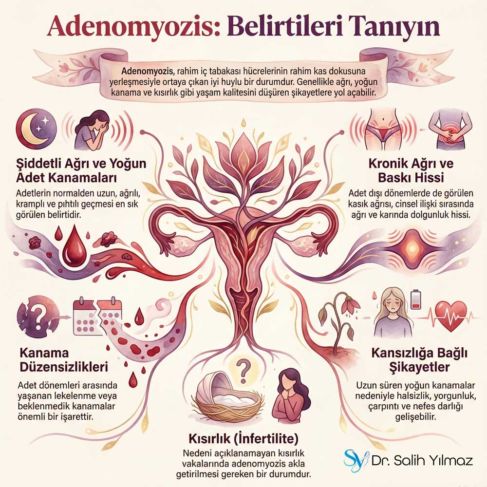 Adenomyozis Belirtileri tedavisi en iyi cerrah istanbul atasehir