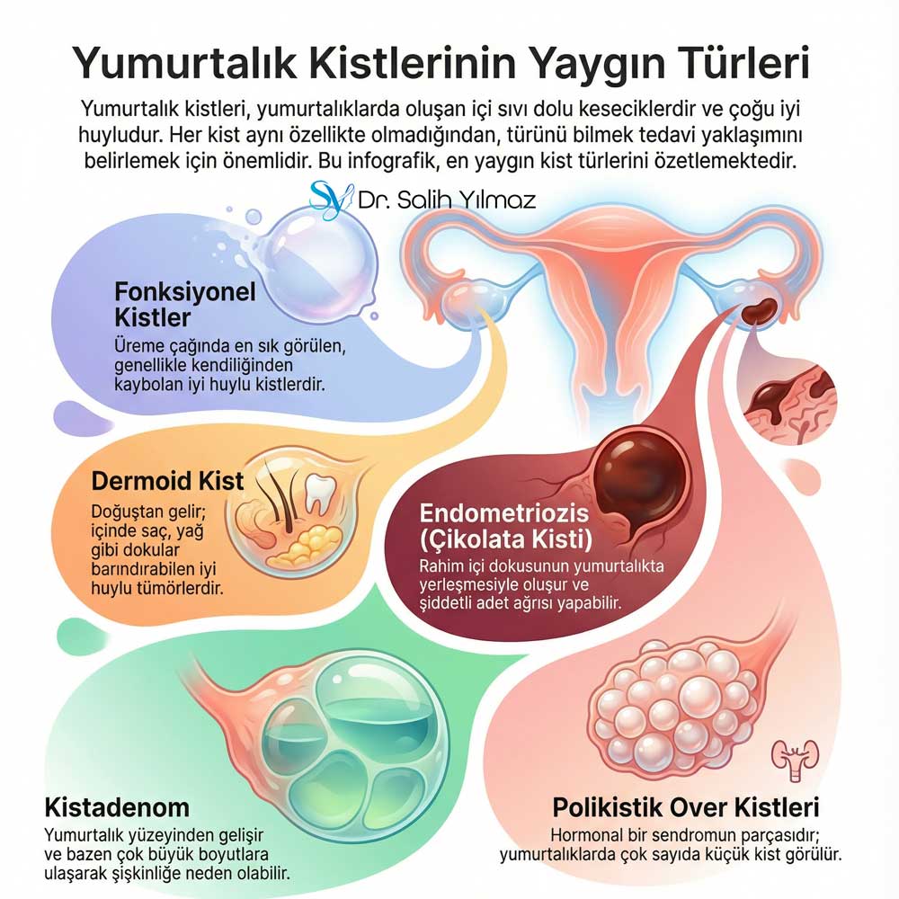 Yumurtalık Kistlerinin En Yaygın Türleri