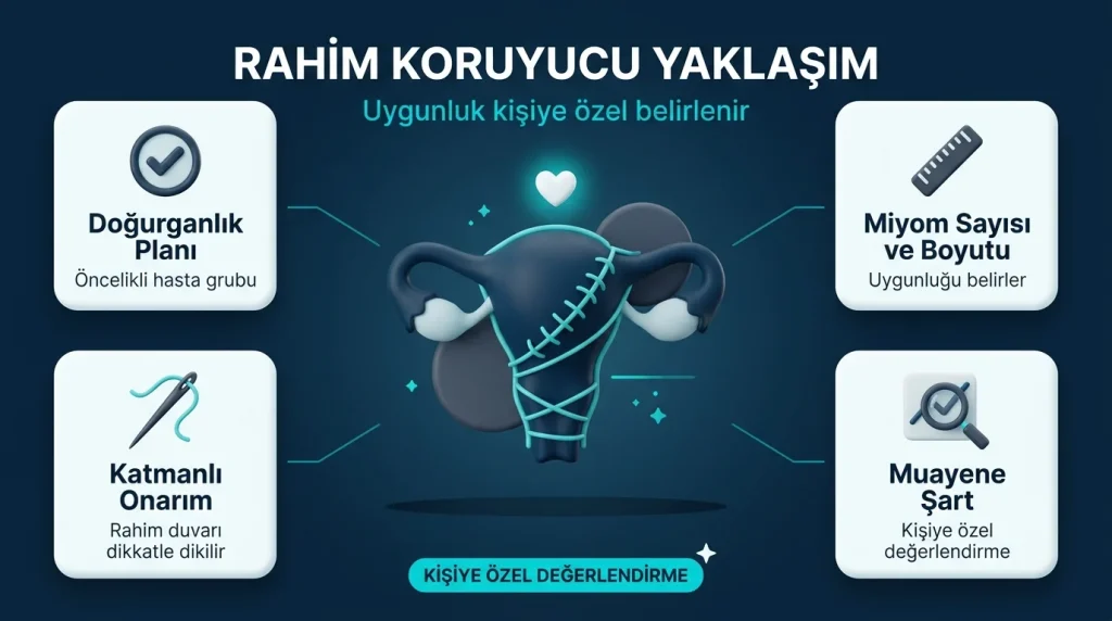 Vnotes rahim koruyucu yaklaşım